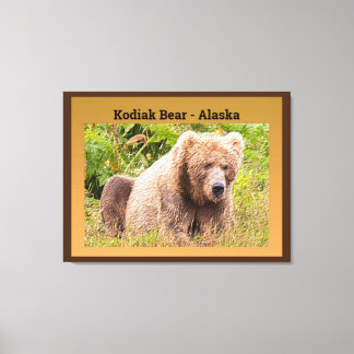 Beer Kodiak - Alaska Canvas Afdruk