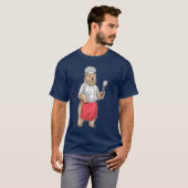 Beer Kook Spatel Koken T-shirt (Voorkant volledig)