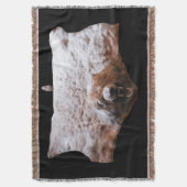 Beer kop Huid-reëel afbeelding Deken (Voorkant Verticaal)