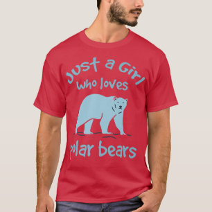 Beer kostuums Vrouwen gewoon een meisje dat van Po T-shirt