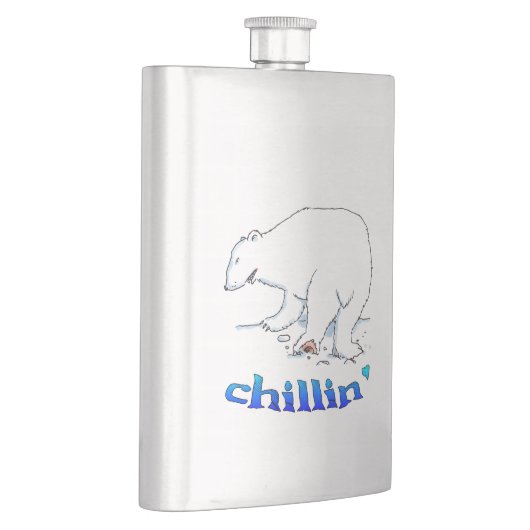 Beer Koude roestvrijstalen kolf Flacon (Rechts)