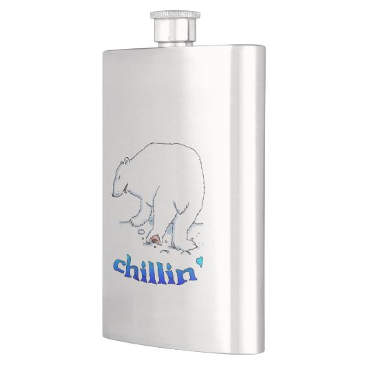 Beer Koude roestvrijstalen kolf Flacon (Links)