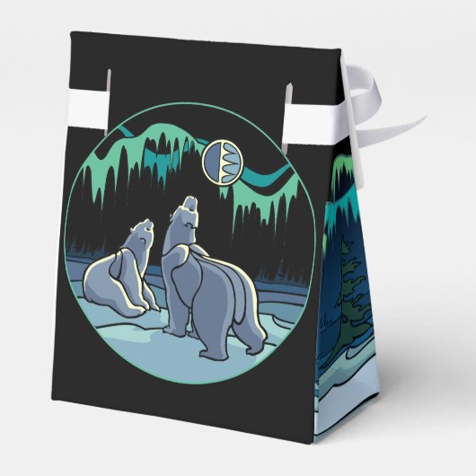 Beer Kunstcadeau Personaliseer Polar Beer Gift Box Bedankdoosjes (Achterkant)