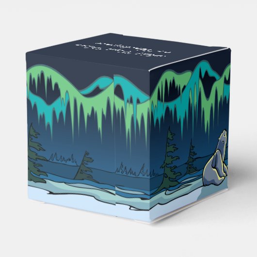 Beer Kunstcadeau Personaliseer Polar Beer Gift Box Bedankdoosjes (Achterkant)