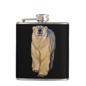 Beer Kunstflesje Aangepaste Drink van polair Beer Heupfles (Voorkant)