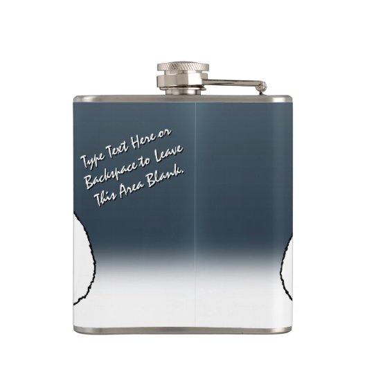 Beer Kunstflesje Aangepaste Drink van poolBeer Heupfles (Achterkant)