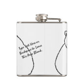 Beer Kunstflesje Aangepaste Drink van poolBeer Heupfles (Achterkant)