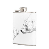 Beer Kunstflesje Aangepaste Drink van poolBeer Heupfles (Links)