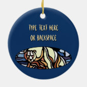 Beer Kunstversiegepersonaliseerde Beer decoratie (Achterkant)