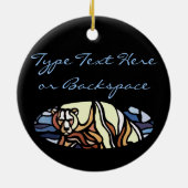 Beer Kunstversiegepersonaliseerde Beer decoratie (Achterkant)