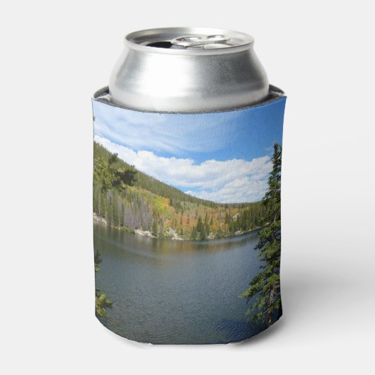 Beer Lake bij het Nationaal Park Rocky Mountain Blikjeskoeler (Blikje Voorkant)