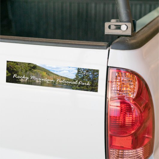 Beer Lake bij het Nationaal Park Rocky Mountain Bumpersticker (Op Truck)