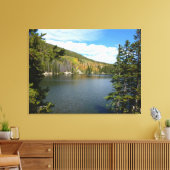 Beer Lake bij het Nationaal Park Rocky Mountain Canvas Afdruk (Insitu (Woonkamer))