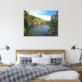 Beer Lake bij het Nationaal Park Rocky Mountain Canvas Afdruk (Insitu (Slaapkamer))
