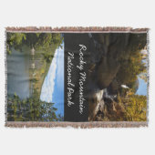 Beer Lake bij het Nationaal Park Rocky Mountain Deken (Voorkant)