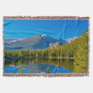 Beer Lake bij het Nationaal Park Rocky Mountain Deken