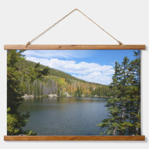Beer Lake bij het Nationaal Park Rocky Mountain Hangend Wandkleed