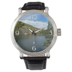 Beer Lake bij het Nationaal Park Rocky Mountain Horloge