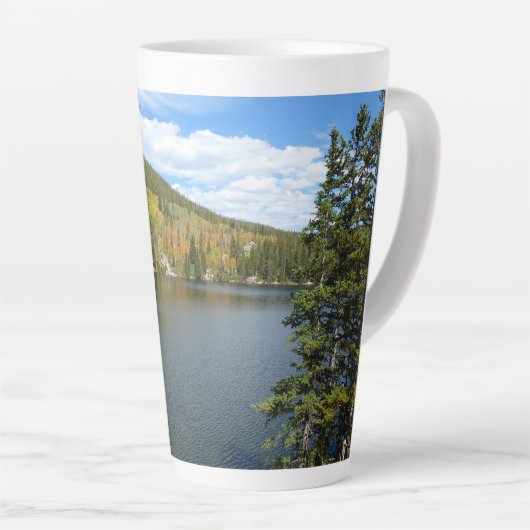 Beer Lake bij het Nationaal Park Rocky Mountain Latte Mok (Rechterhoek)