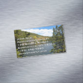 Beer Lake bij het Nationaal Park Rocky Mountain Magnetisch Visitekaartje (Voorbeeld)