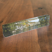 Beer Lake bij het Nationaal Park Rocky Mountain Naambordje (Zijkant)