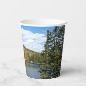Beer Lake bij het Nationaal Park Rocky Mountain Papieren Bekers (Achterkant)