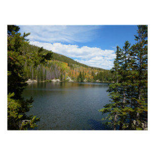 Beer Lake bij het Nationaal Park Rocky Mountain Perfect Poster