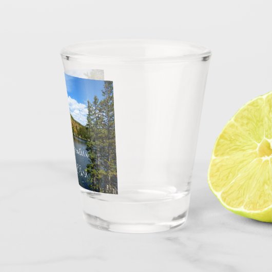 Beer Lake bij het Nationaal Park Rocky Mountain Shot Glas (Rechts)