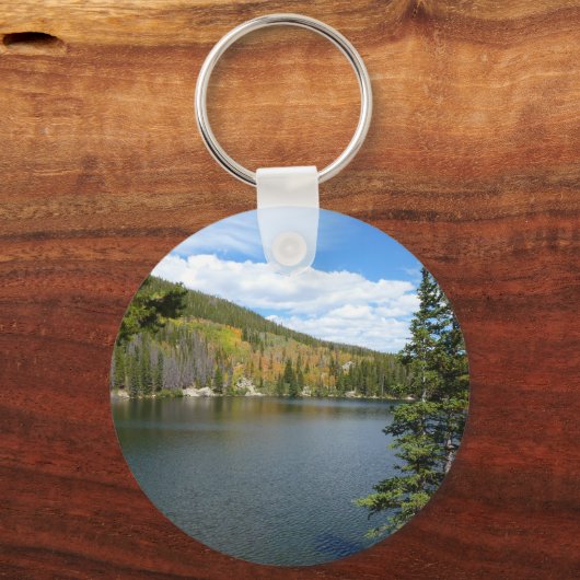 Beer Lake bij het Nationaal Park Rocky Mountain Sleutelhanger (Voorkant)