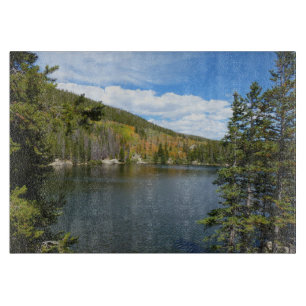 Beer Lake bij het Nationaal Park Rocky Mountain Snijplank
