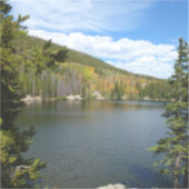 Beer Lake bij het Nationaal Park Rocky Mountain Sticker (Voorkant)