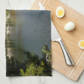 Beer Lake bij het Nationaal Park Rocky Mountain Theedoek (Quarter Fold)