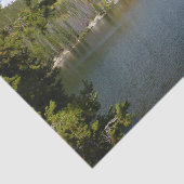 Beer Lake bij het Nationaal Park Rocky Mountain Tissuepapier (Detail)