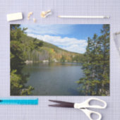 Beer Lake bij het Nationaal Park Rocky Mountain Tissuepapier (Craft)