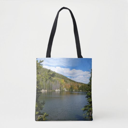 Beer Lake bij het Nationaal Park Rocky Mountain Tote Bag (Voorkant)