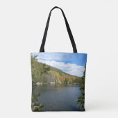 Beer Lake bij het Nationaal Park Rocky Mountain Tote Bag (Achterkant)