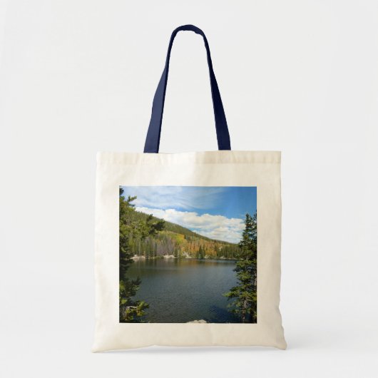 Beer Lake bij het Nationaal Park Rocky Mountain Tote Bag (Voorkant)