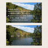 Beer Lake bij het Nationaal Park Rocky Mountain Visitekaartje (Voorkant /achterkant)