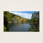 Beer Lake bij het Nationaal Park Rocky Mountain Visitekaartje (Achterkant)