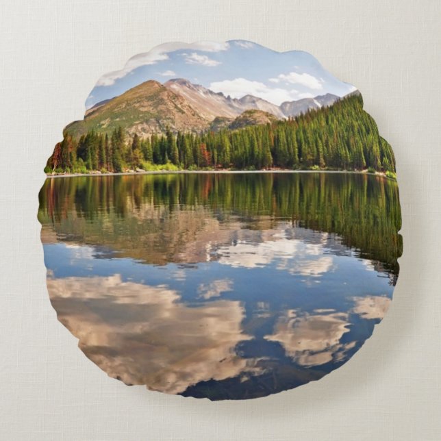 Beer Lake. Colorado. Rond Kussen (Voorkant)