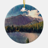 Beer Lake in Rocky Mountain National Park Ceramic Keramisch Ornament (Voorkant)