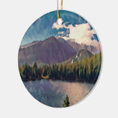 Beer Lake in Rocky Mountain National Park Ceramic Keramisch Ornament (Links)
