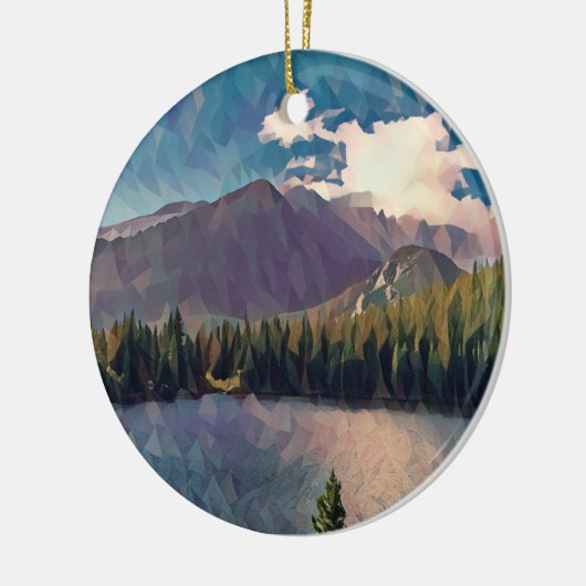 Beer Lake in Rocky Mountain National Park Ceramic Keramisch Ornament (Links)