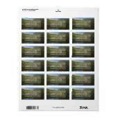 Beer Lake Reflectie I Etiket (Full Sheet)