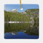 Beer Lake Reflectie I Keramisch Ornament (Voorkant)