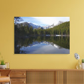 Beer Lake-reflectie II Canvas Afdruk (Insitu (Woonkamer))
