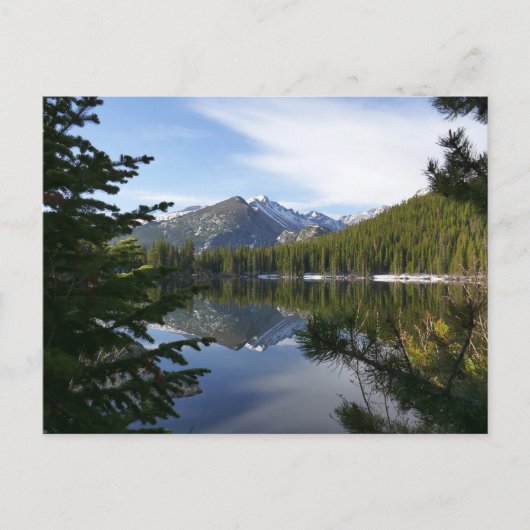 Beer Lake Reflectie III Briefkaart (Voorkant)