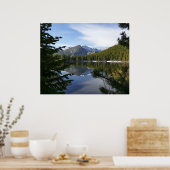 Beer Lake Reflectie III Poster (Keuken)