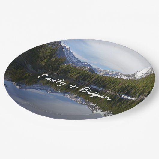 Beer Lake Reflection II Papieren Bordje (Gekanteld)