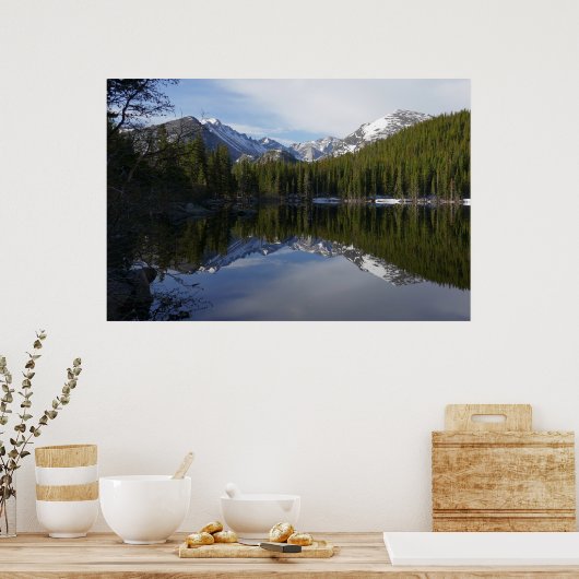 Beer Lake Reflection II Poster (Keuken)